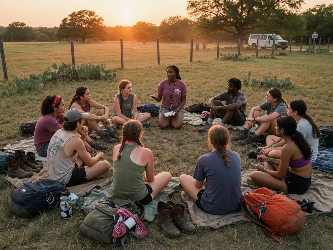 Camp · circle